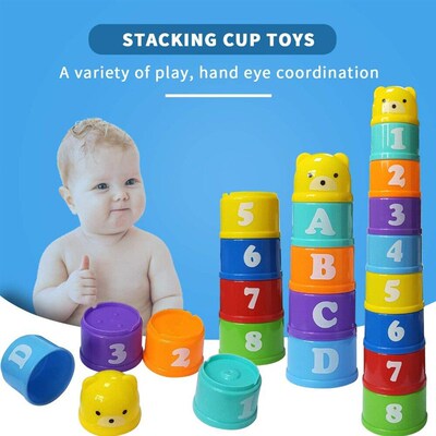 Figure & Letters Children Educational Toys Baby Fun Stacking