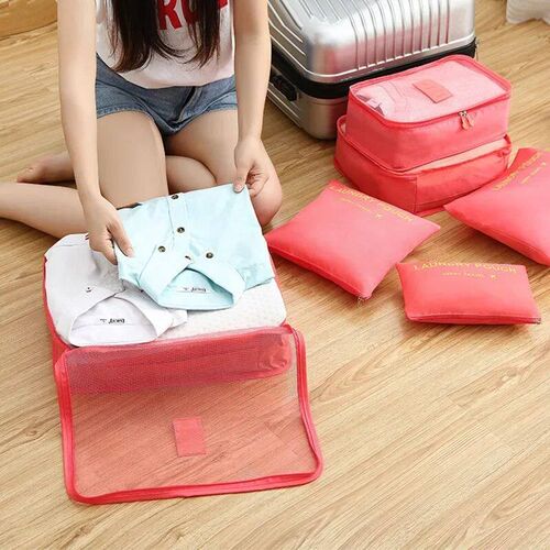6pcs Set Travel Storage ags Suitcase Packing Set Storage Cas