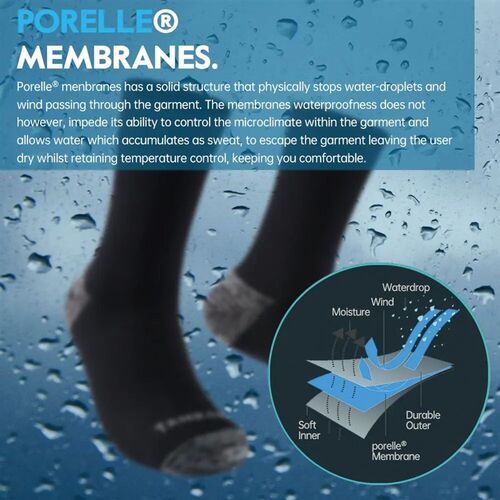 Waterproof Socks for Men Warm Snow Thermal Sports Sock POREL