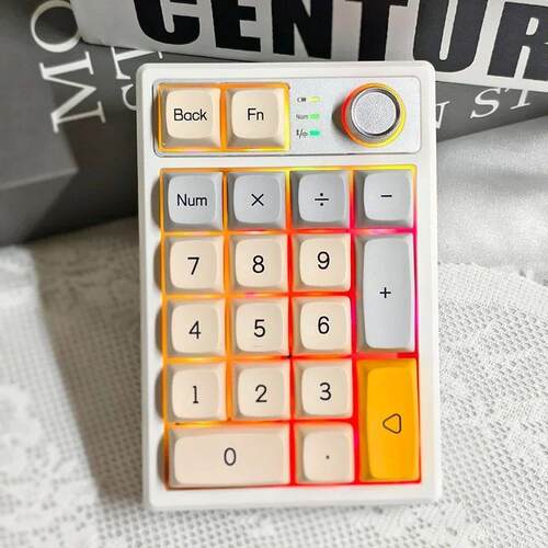 2025New K19 Tri-Mode Wireless 19 Key Mechanical Digital Keyb