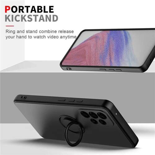 Ring Holder Silicone Case For  Galaxy A50 A70 A71 A53 A33 A3