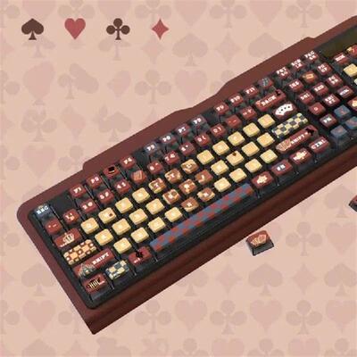 Keycaps 116Keys Keycap ASA Height Patterned Keycaps