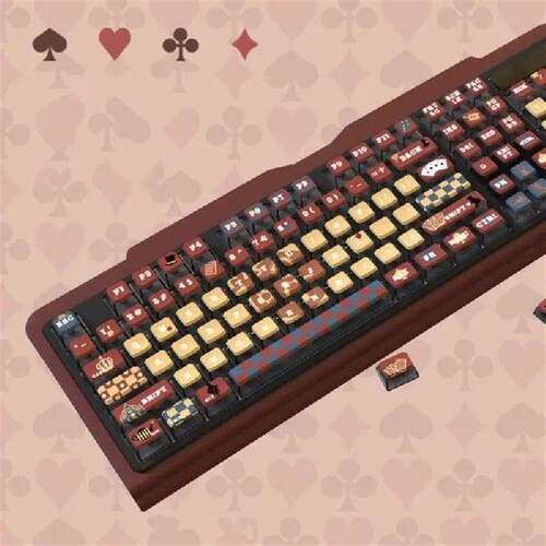 Keycaps 116Keys Keycap ASA Height Patterned Keycaps