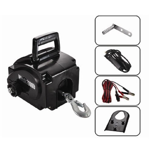2000lb--3000lb 12V 24V portable electric winch Car truck aut
