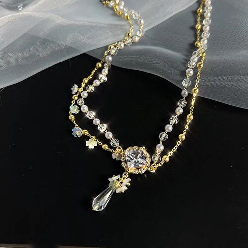 1PC Headpiece Retro Palace Style Fashion Waterdrop Hair Acce
