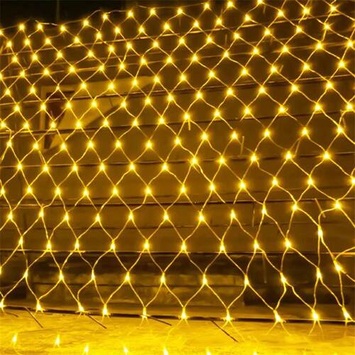 Curtain Light LED Fairy String Net Mesh Christmas 3x2m 200le