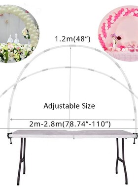 Table Balloon Arch Set Ballon Column Stand for Wedding Birth