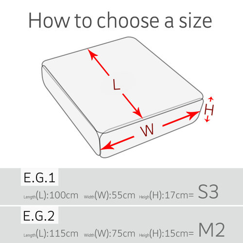 Solid Color Thicken Elastic Sofa ver Living Room Protector K