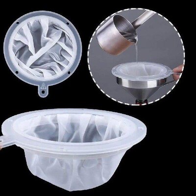 Kitchen Tools Nylon Sift Coffee Reusable Mesh Strainer