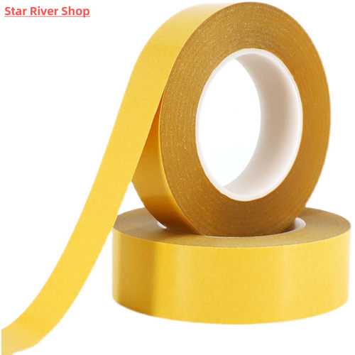1PCS 50M/Roll PET Double Sided Super Sticky Adhesive Tape He