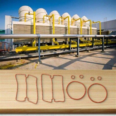 8Pcs/Set Nitrile Rubber Sealing Ring Oil Free For Air