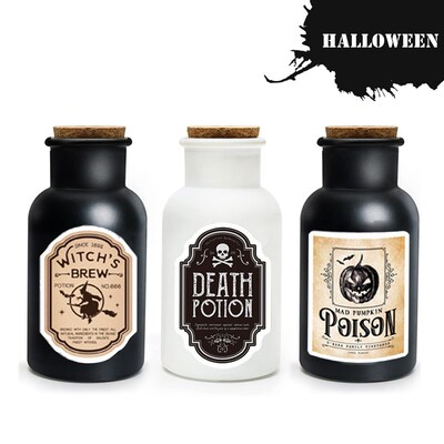 Halloween Witch Potion Bottle Halloween Tier Tray Scary Witc