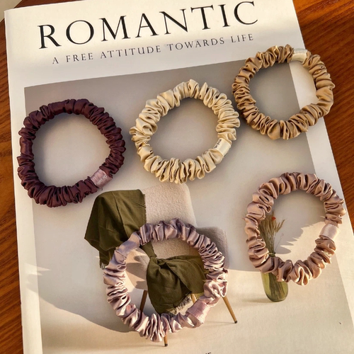 Dr.jinsi真丝高弹1cm小肠发圈