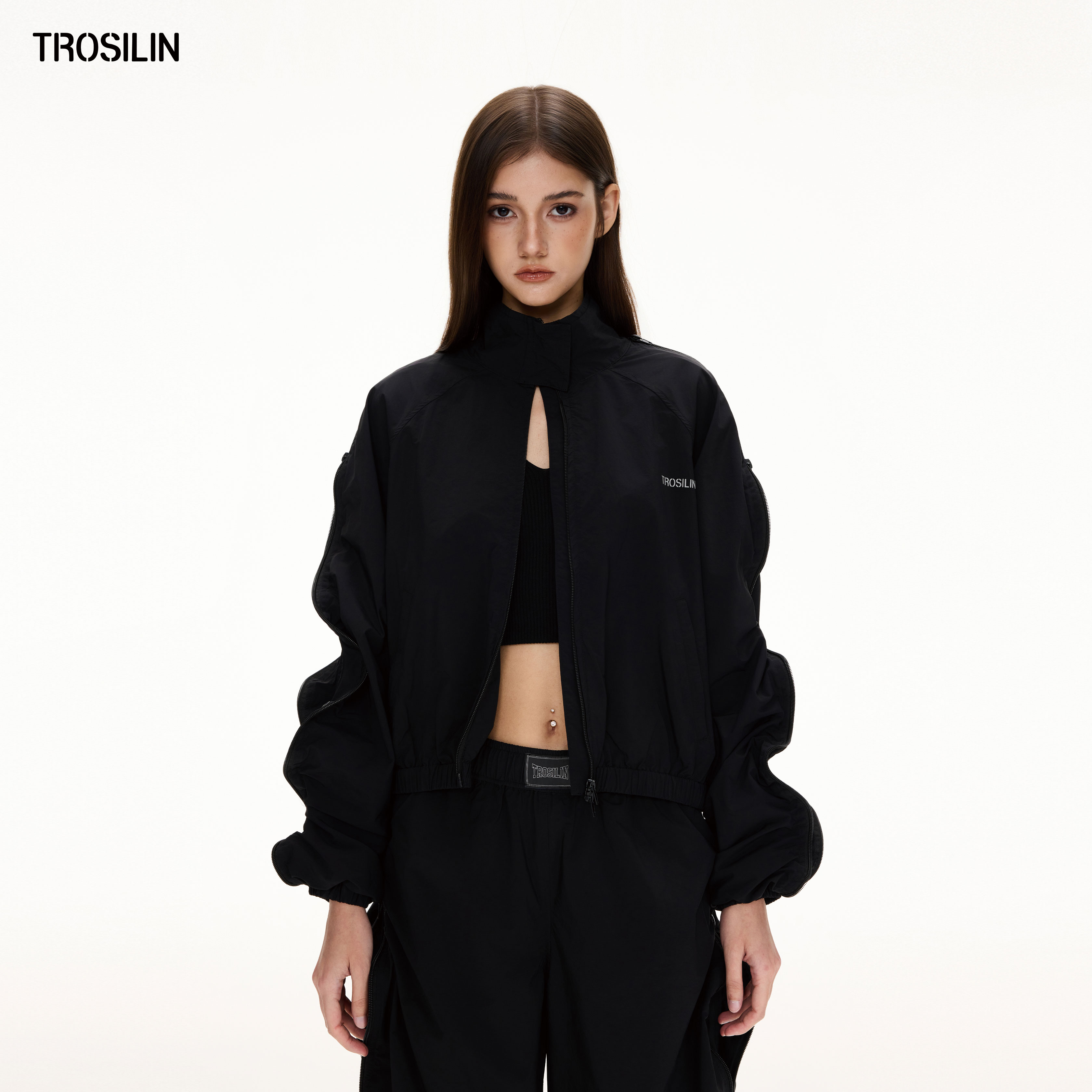 25早秋新品波浪解构外套