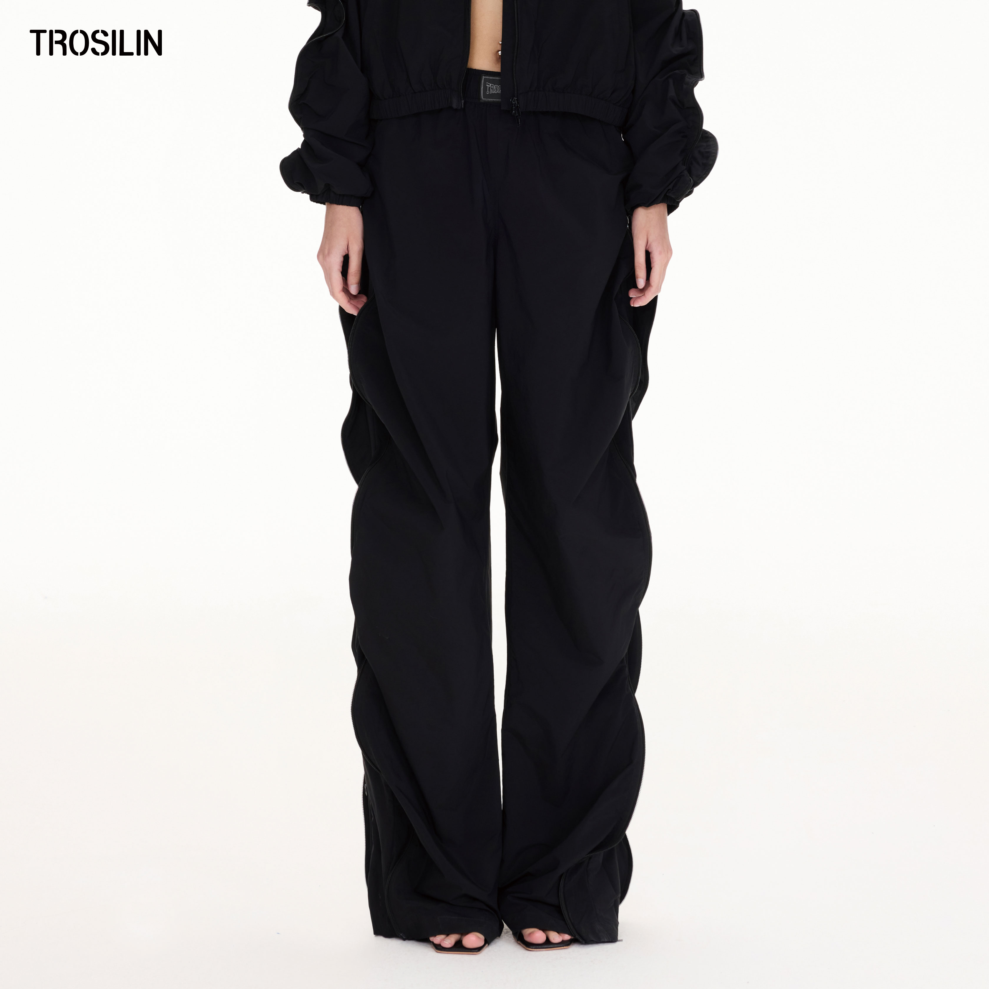 2025早秋新品波浪解构休闲裤