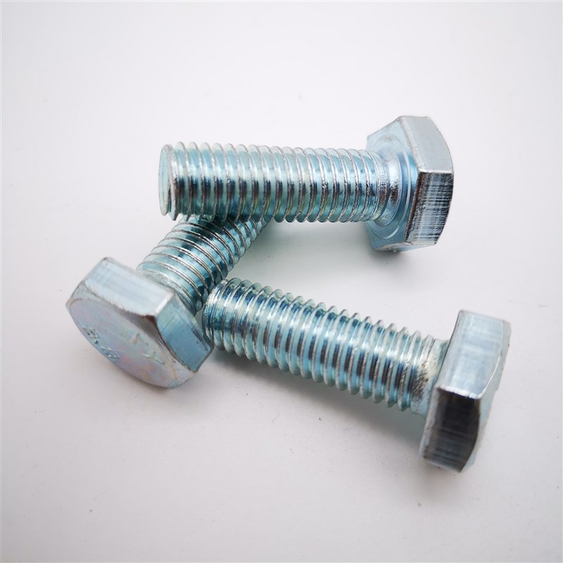 镀锌外六角螺栓4.8级螺杆国标30栓螺丝螺母大全IM6M8M10M12M16M20