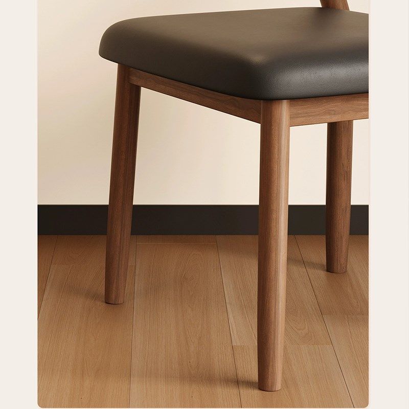 太师椅靠背椅子h家用餐椅现代简约餐桌凳子牛角椅铁艺仿实木茶桌