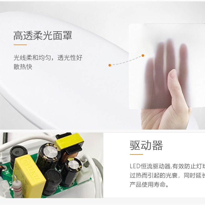 客厅90W护眼高显指85现代简约LED透镜光源星空卧室吸顶灯家用