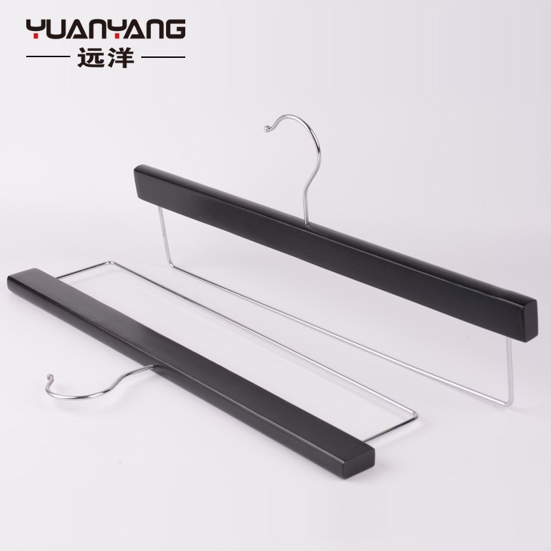 厂家直供木质毛毯衣架服装店实木裤架酒店浴室毛巾架木头浴巾架