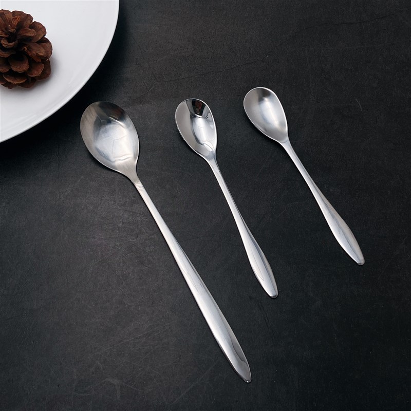 304不锈钢小勺子创意咖啡勺咖啡店搅拌勺家用调味勺餐具