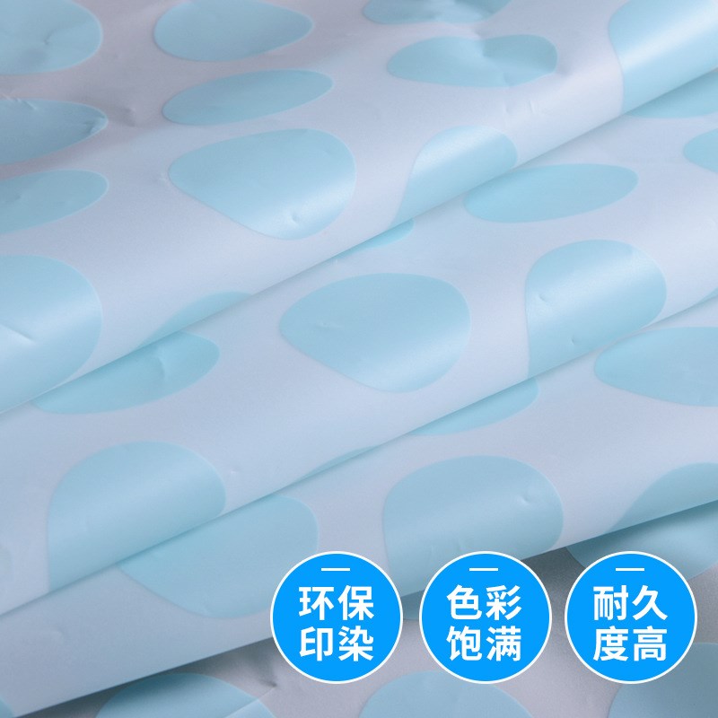 浴帘个性创意时尚卫生间浴室洗澡隔断防水防霉绿色短浴帘短款半截