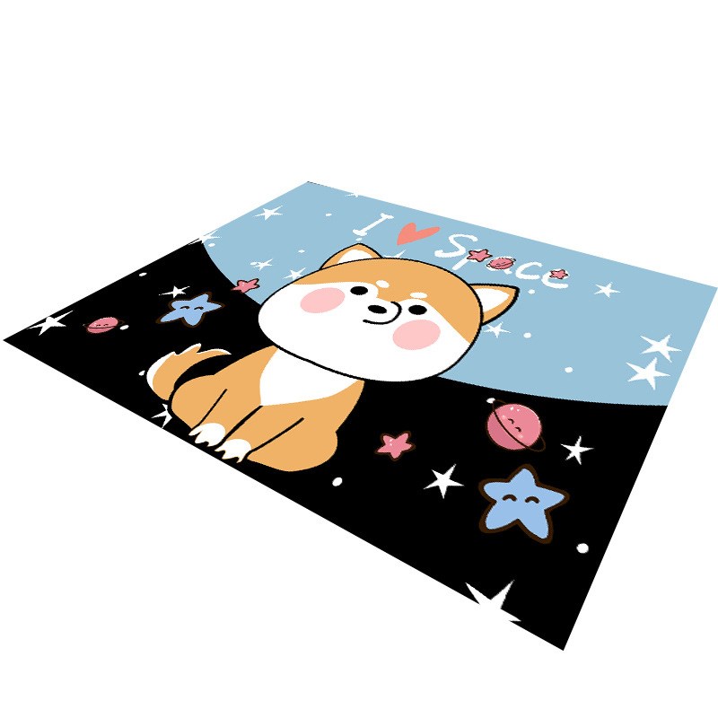 卡通儿童地垫客厅地毯制作进门脚垫卧室厨房防滑地板垫门垫地垫