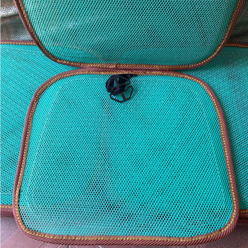 夏季钢丝绿网坐垫塑料坐垫单片面包车大货车通用透气凉垫汽车坐垫