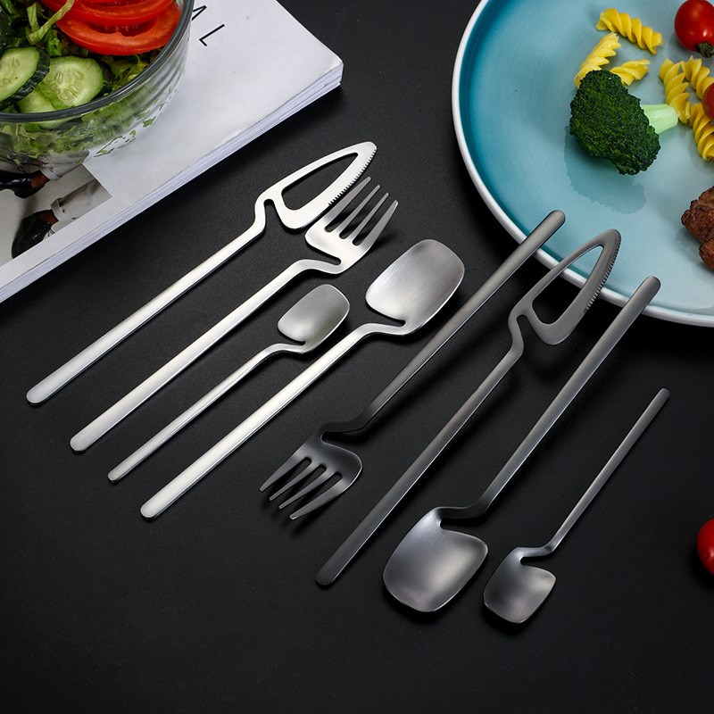 餐具挂杯餐具勺子 个性创意挂壁勺西餐刀叉勺件套