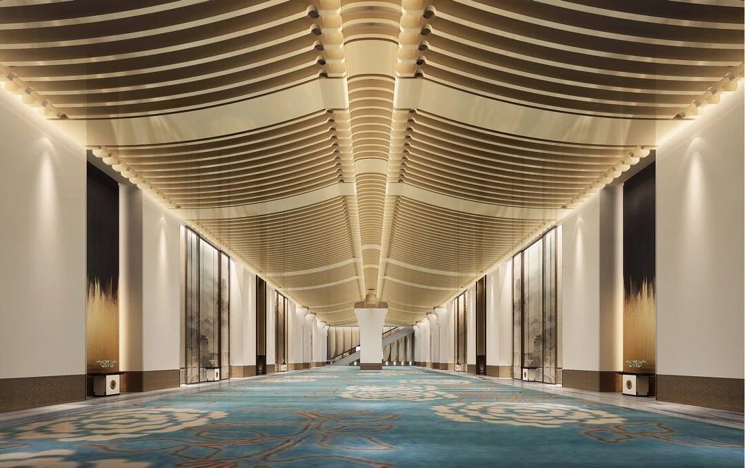 国际博览中心g20峰会主会场会议中心室内设计素材效果图物料表