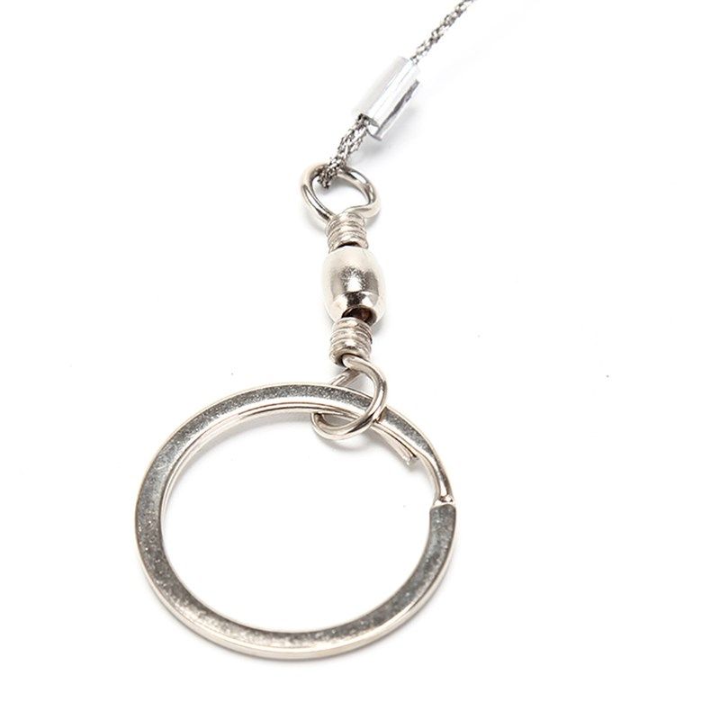 跨境热售户外生存工具线锯指环钢丝锯简易版拉锯修枝打理园艺工具