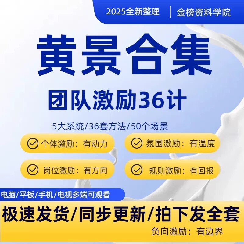 黄景管理高手实战课2024团队激励管理者的领导力解决沟通难题