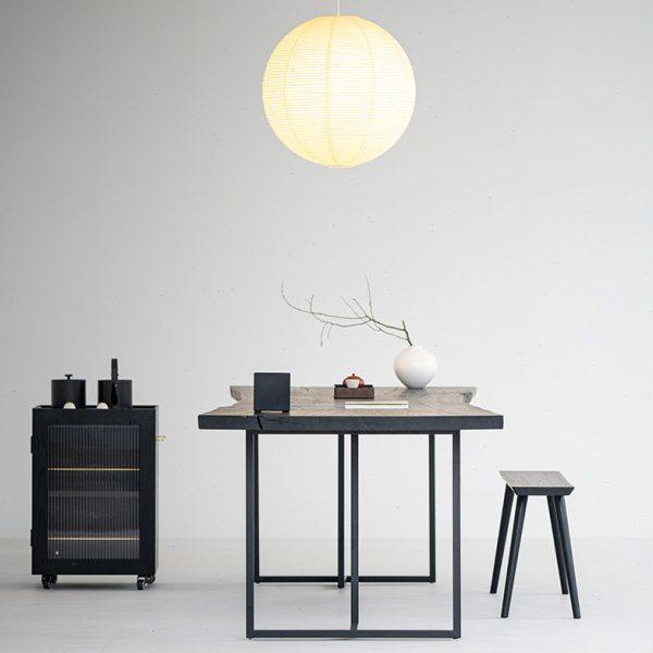 叁几  白蜡木碳化茶桌家用客厅实木餐桌侘寂风黑色书桌原木大板桌,住宅家具,家用茶台/茶桌,淘宝优惠券,粉丝福利购,淘宝优惠卷