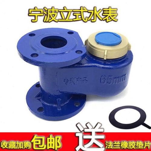 上进下出DN50立式法兰冷热水表2寸3寸4寸150竖式DN80下进上出垂直