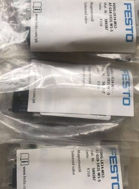 FESTO 磁阀 VUVG-LK14-M52-AT-G18-1H2L-W1-S 589287 589288 现货
