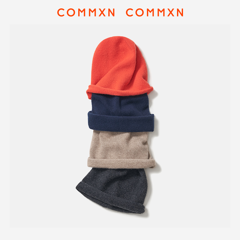 COMMXN·山羊绒卷边冷帽冬季