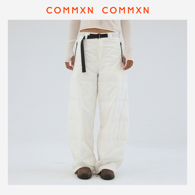 COMMXN·暖融融羽绒裤休闲户外简约鸭绒轻暖长裤2025冬季新款女装