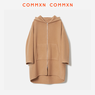 COMMXN·气球双面呢休闲宽松通勤百搭呢子大衣外套2024冬季女装