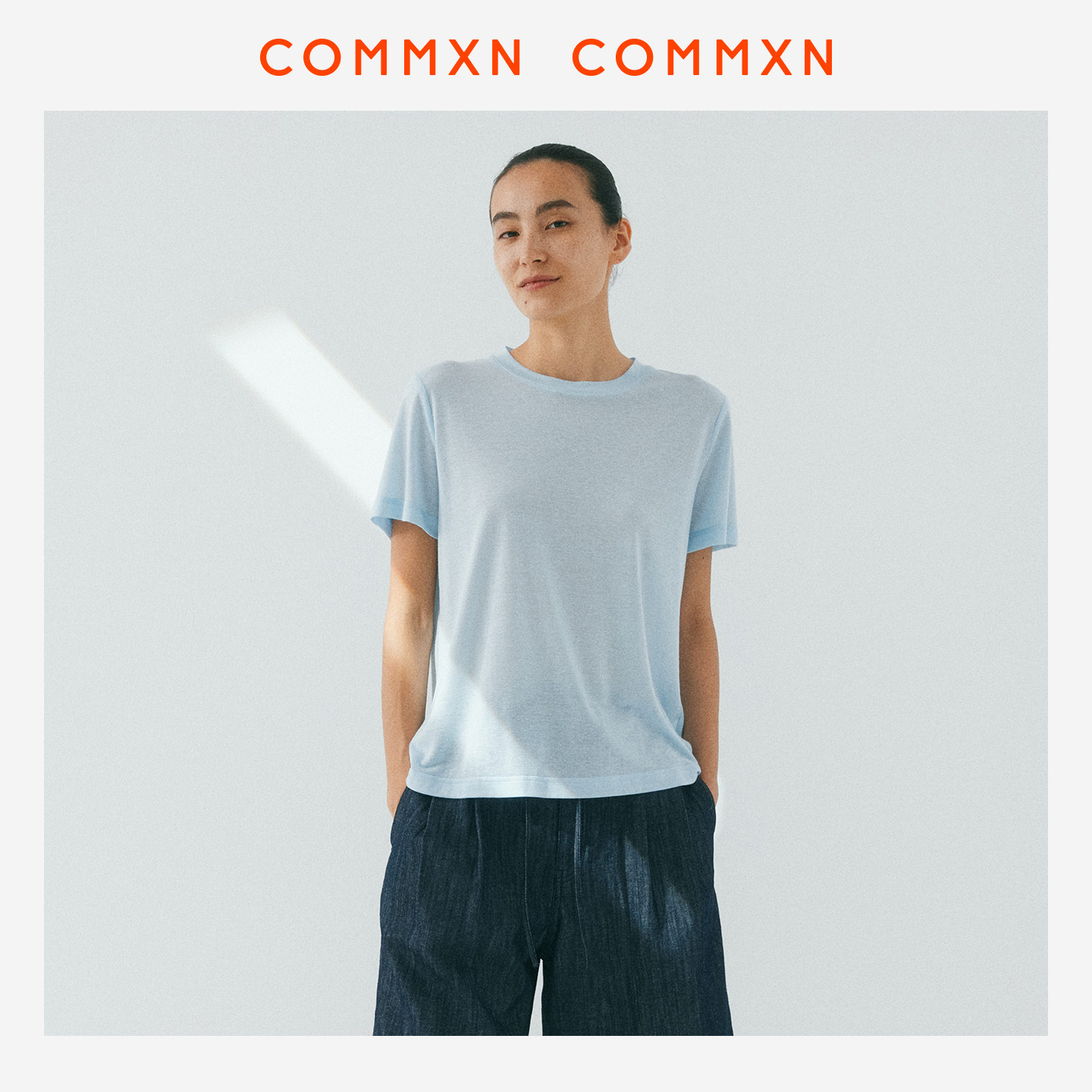 COMMXN·轻透T恤简约休闲宽松百搭舒适短袖上衣2026夏季新款女装