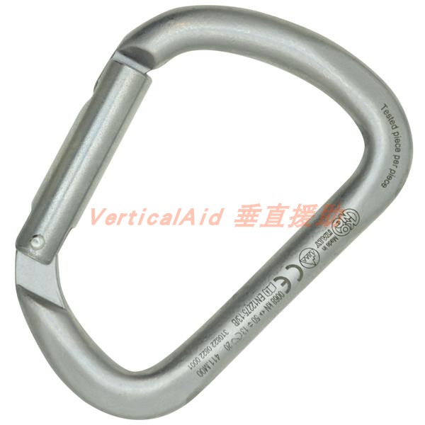 意大利KONG D型带直门的碳钢登山扣X-Large Carbon Straight Gate