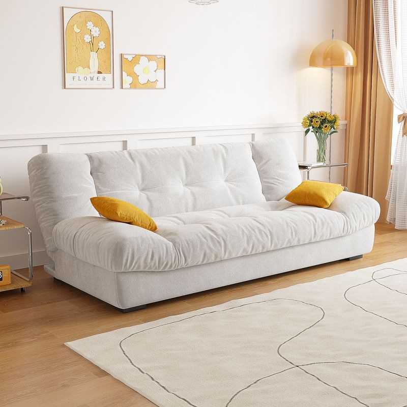 实木云朵两用可折叠沙发多功能沙发床客厅小户型现代简约奶油风网