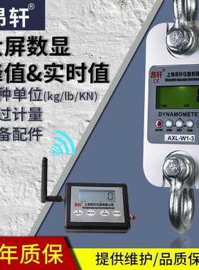 AXL-W1-20T拉力计可连接电脑测力仪2T3T10T30t数字带无线表测力器