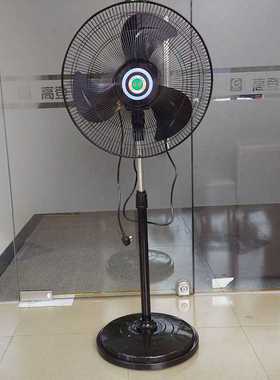 梁田落地扇商用扇450MM 黑色三胶叶18寸120W立式家用电风扇FS45-D