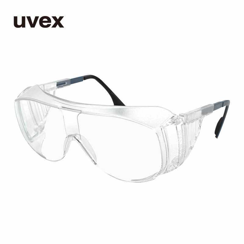 UVEX优唯斯9161305防雾防冲击防飞溅实验室用护目镜耐磨访客眼镜