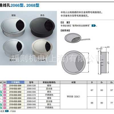SUGATSUNE蓝普LAMP 通线孔2066型  2068型  ALU25型