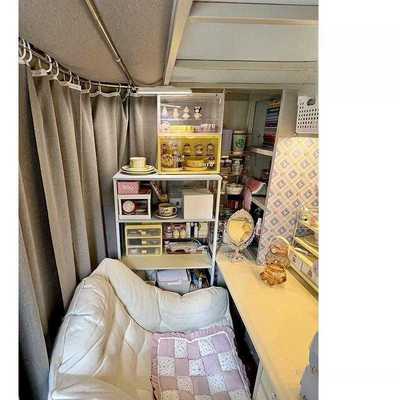 宿舍桌帘型延伸支架学生寝室下桌遮挡帘子下铺遮光床下帘