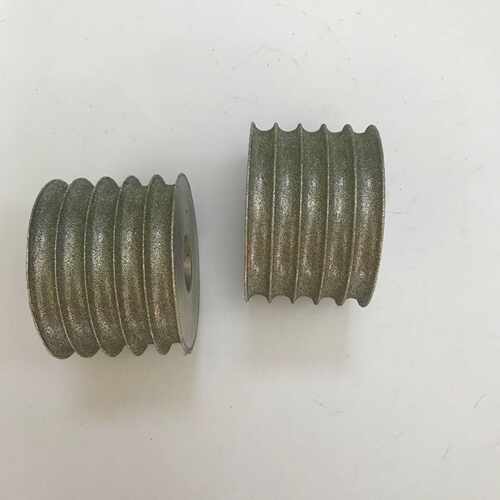 电镀金刚石砂轮，粗号开槽磨砂金刚石齿轮，锋利耐磨，砂粒均匀好