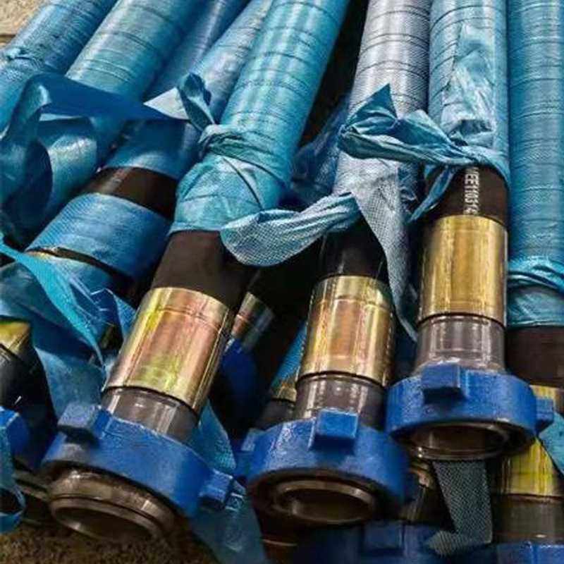 3寸由壬连接耐高压橡胶管35MPa50MPa石油平台水龙带石油钻探胶管