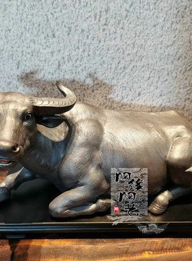 陶瓷工艺品  石湾公仔 牛 生肖  大利丰年