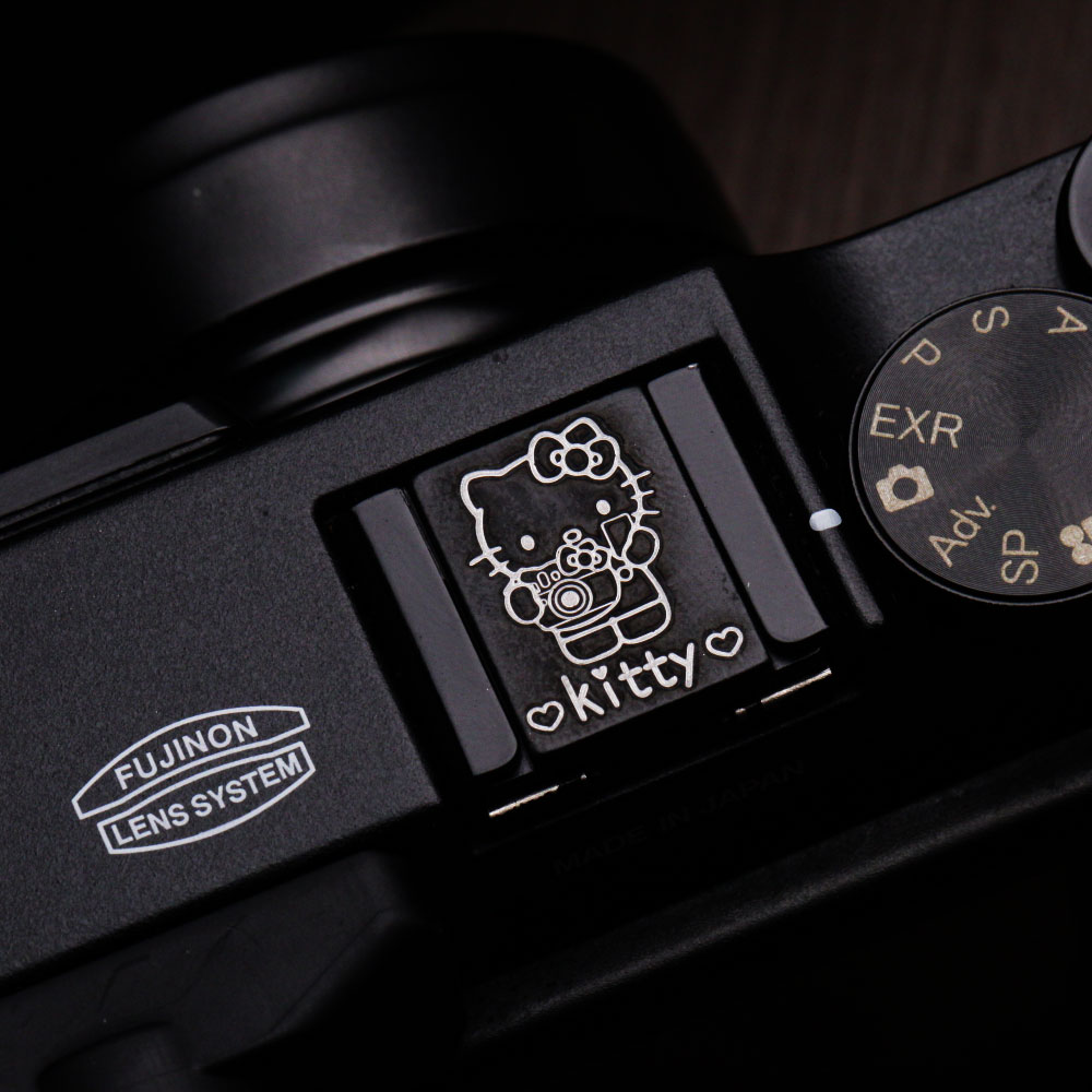 适用于富士X100vi x100v xt5xt30xt20 xpro3尼康ZF快门按钮热靴盖