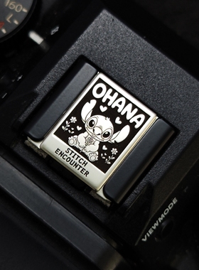 史迪奇热靴盖适用富士x100vixt50xe5尼康zfc佳能松下s9相机装饰